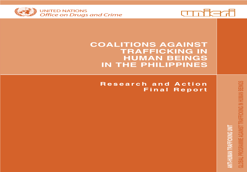 Coalitions Against Trafficking in Human Beings in the Philippines