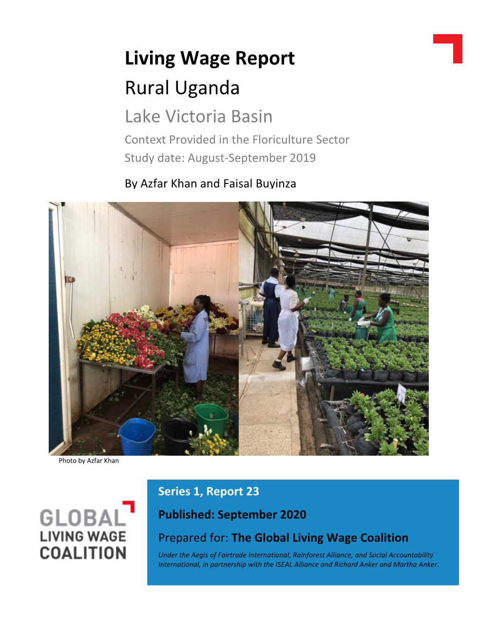 Living Wage Report Rural Uganda Lake Victoria Basin Context Provided in the Floriculture Industry