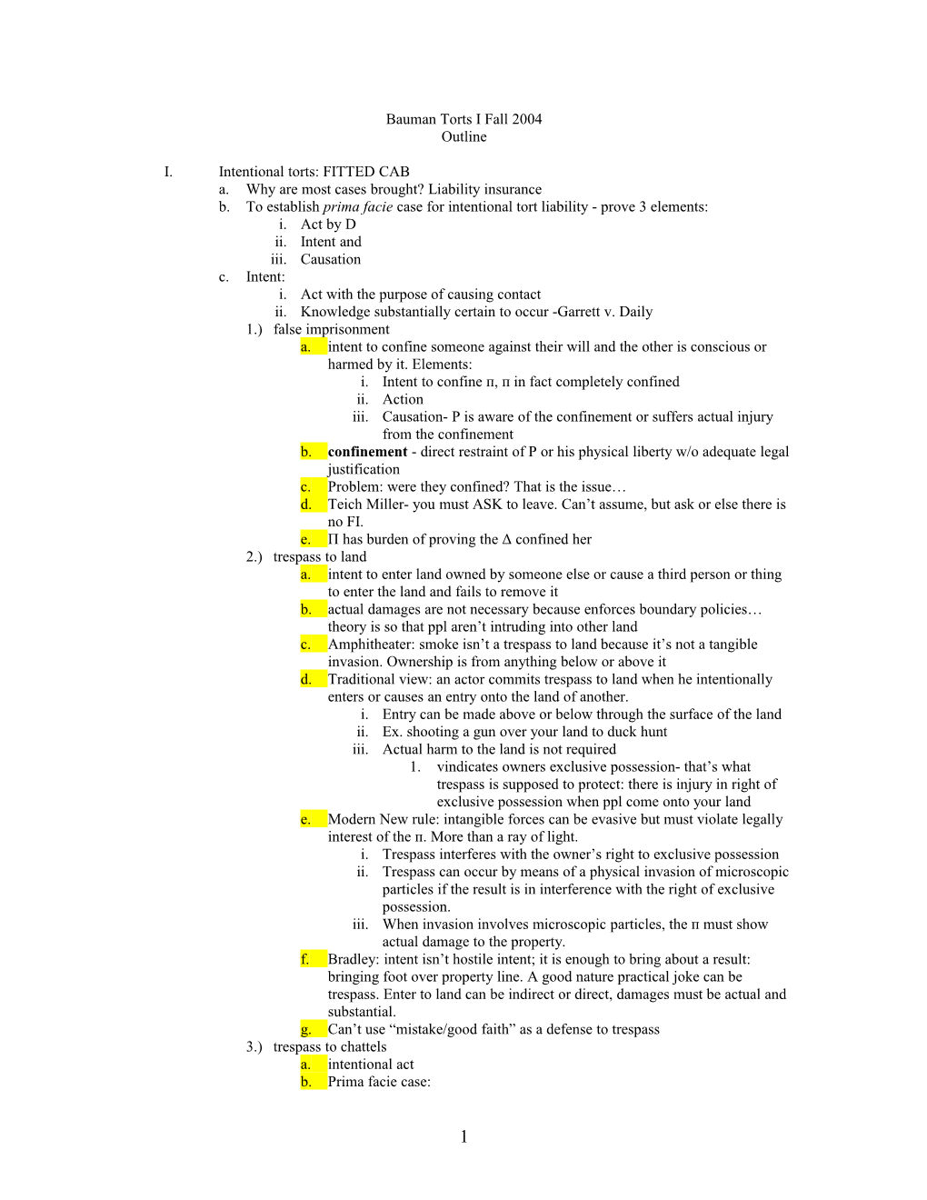 A. Why Are Most Cases Brought? Liability Insurance