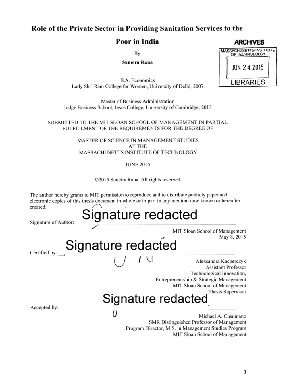 Signature Redacted