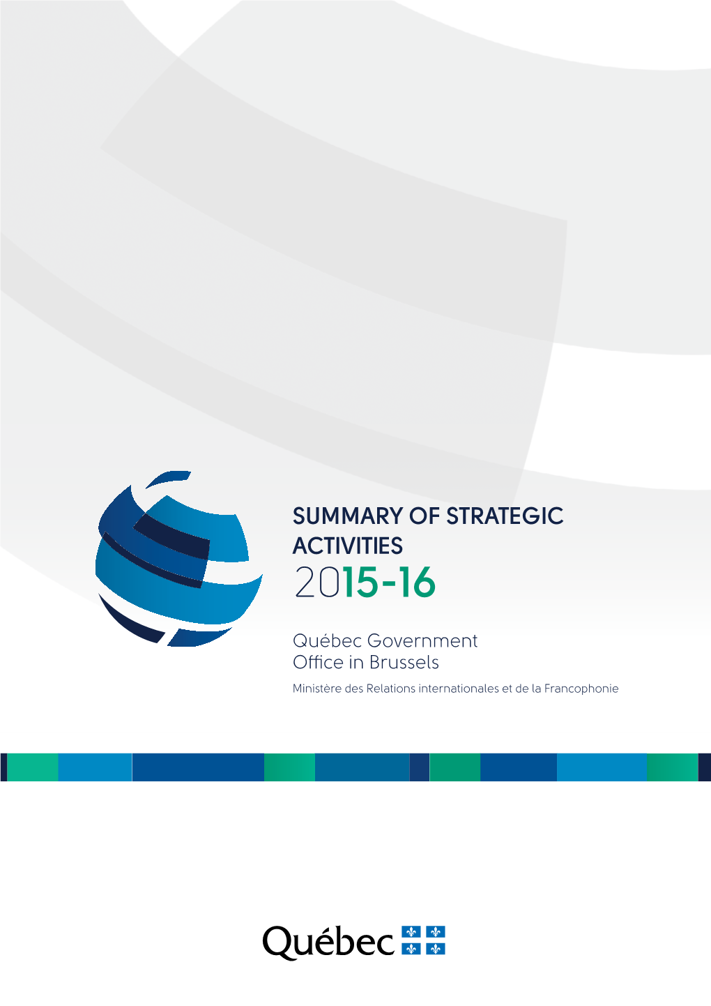 Summary of Strategic Activities 2015-16