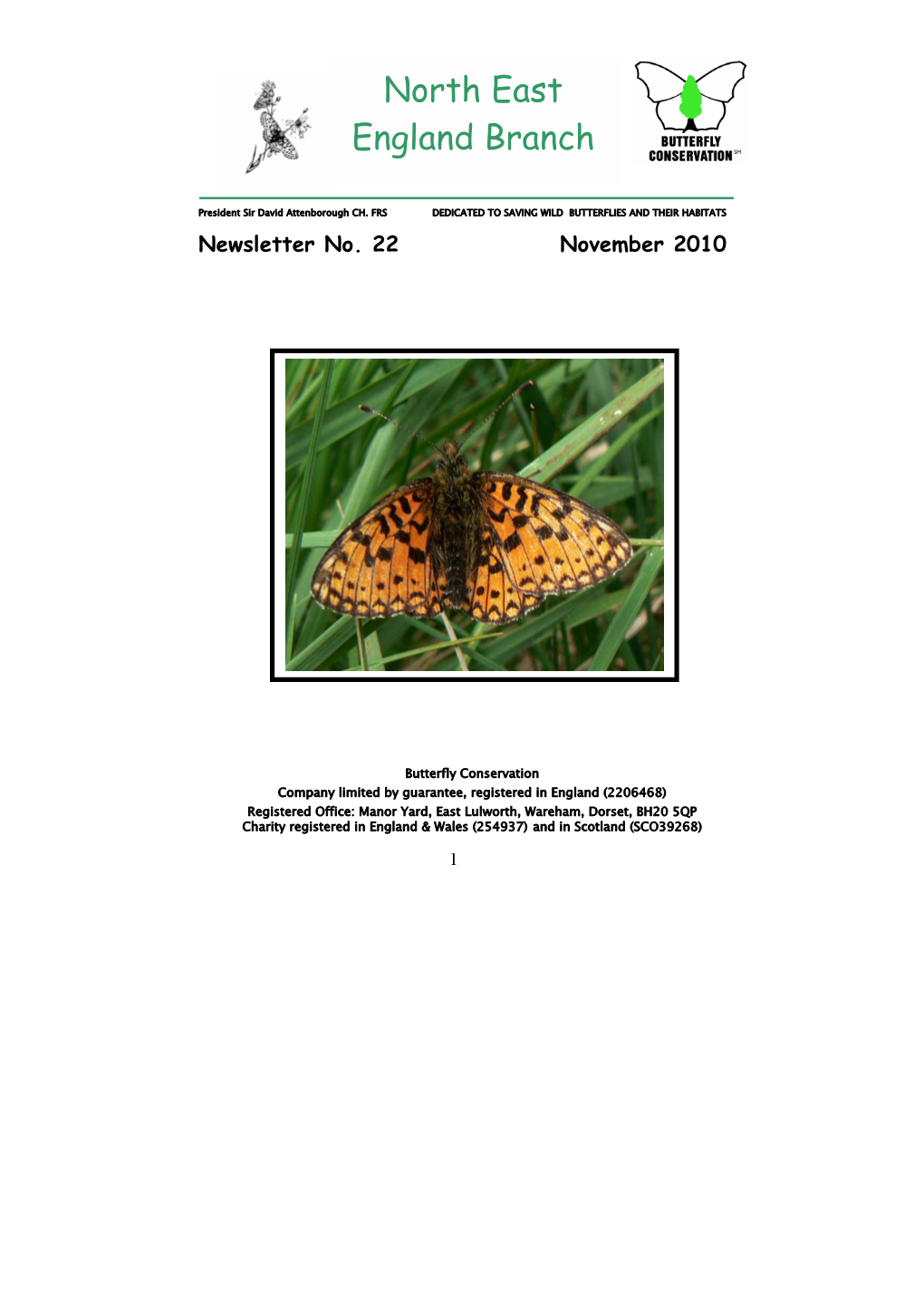 Autumn 2010 Newsletter
