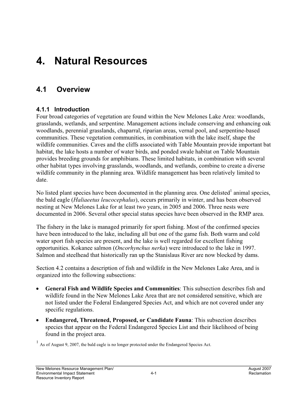 4. Natural Resources