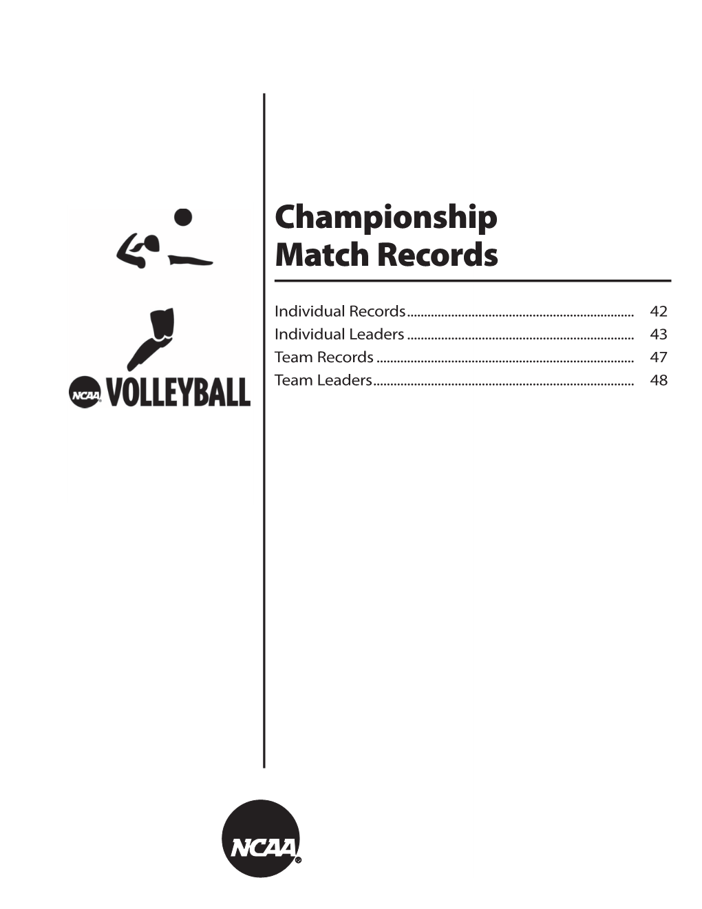 Championship Match Records