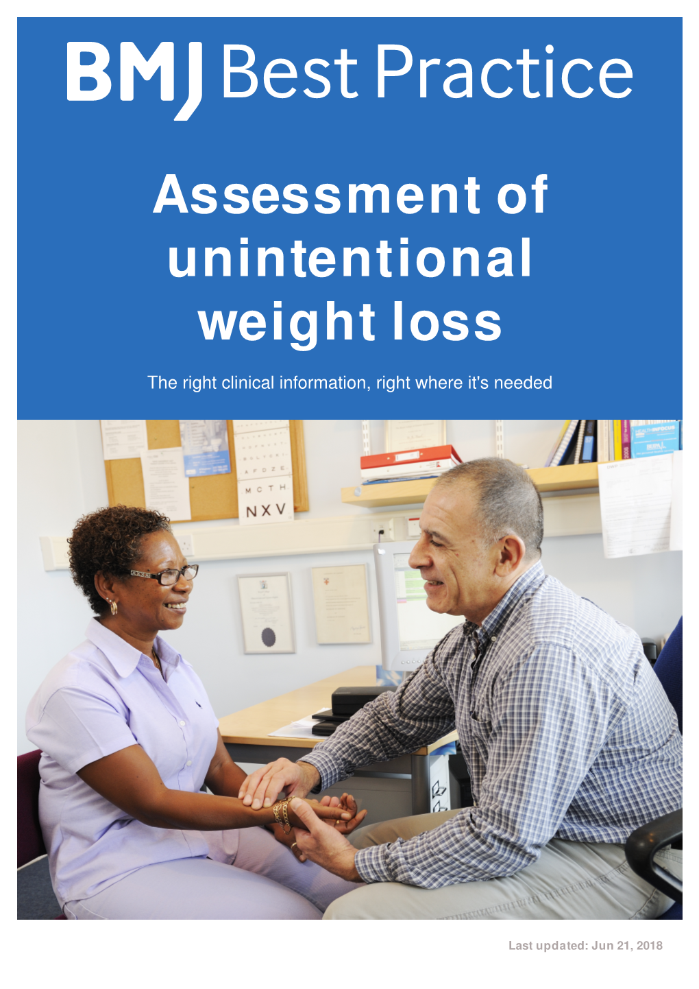 Assessment of Unintentional Weight Loss