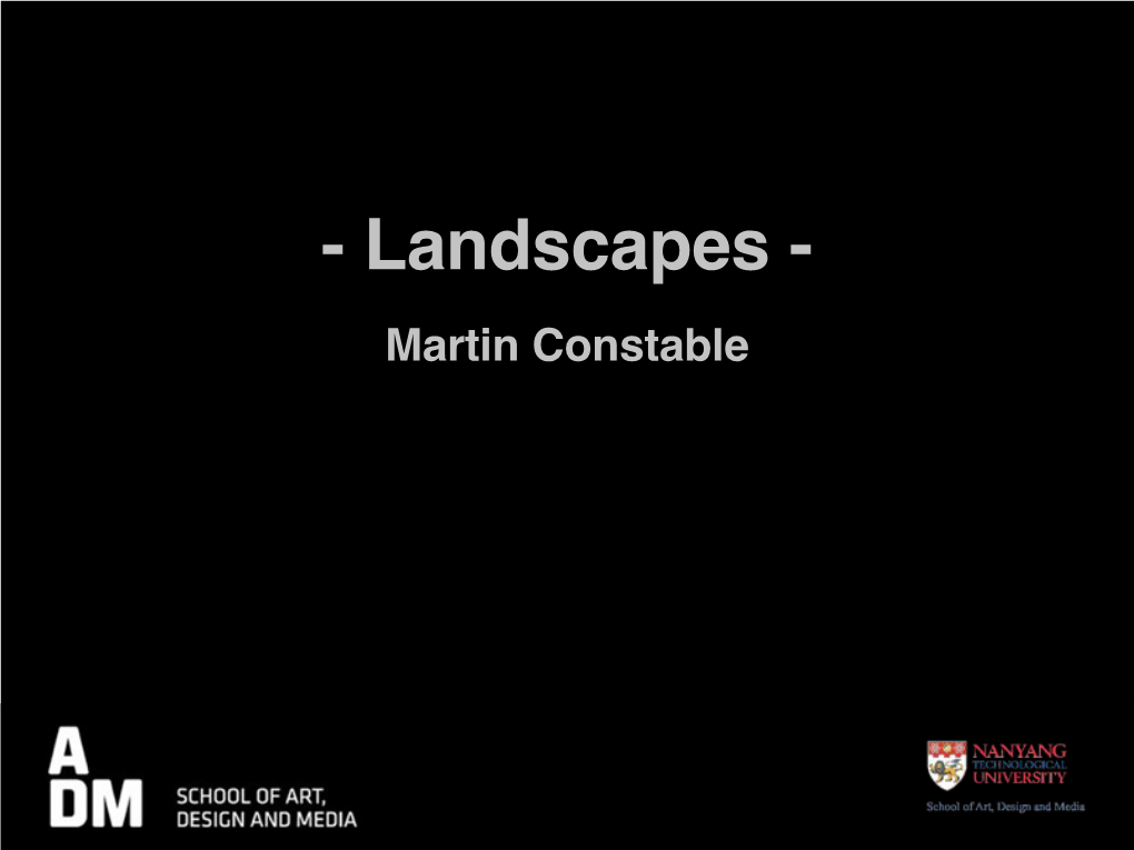 Landscapes - Martin Constable Western