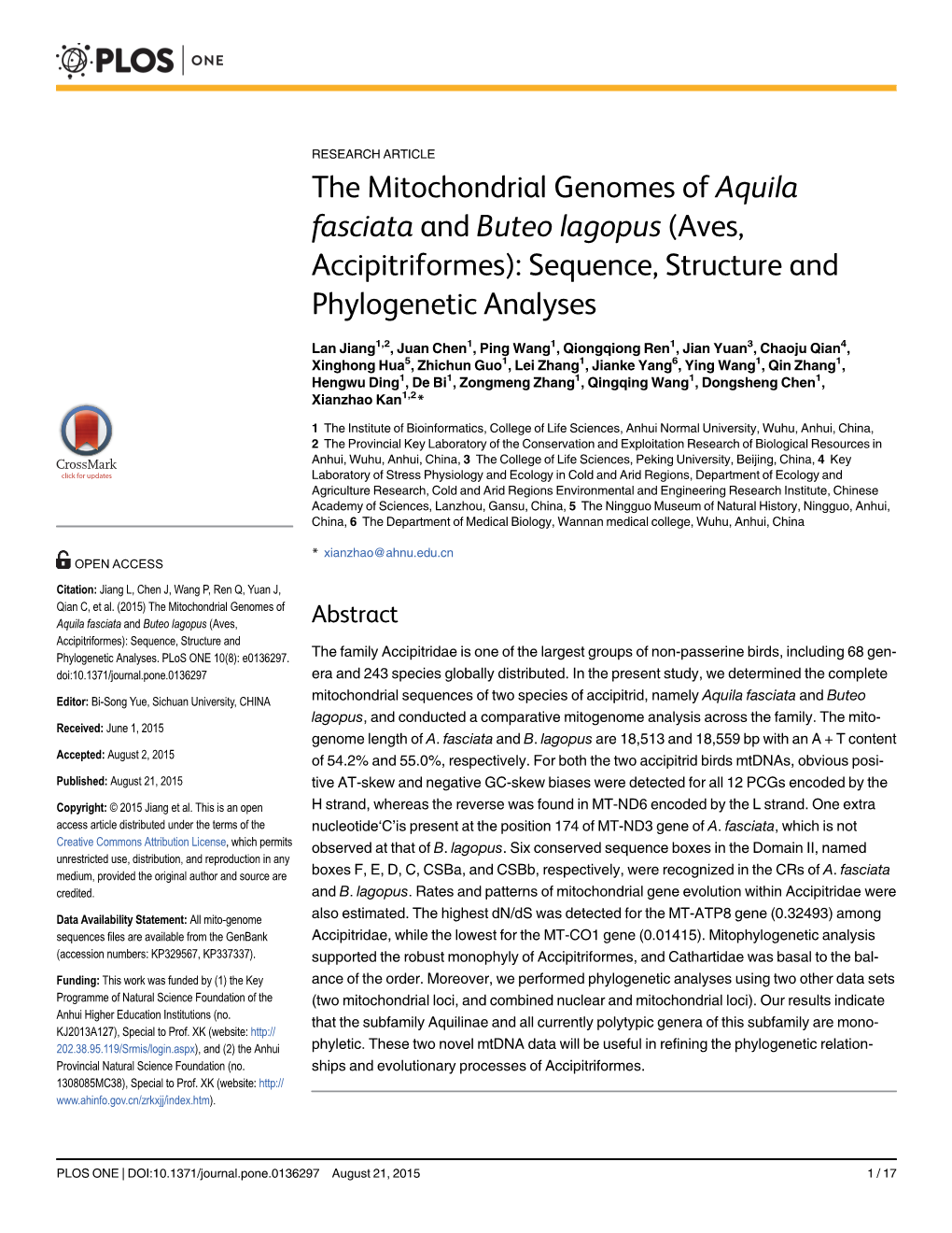 Sequence, Structure and Phylogenetic Analyses