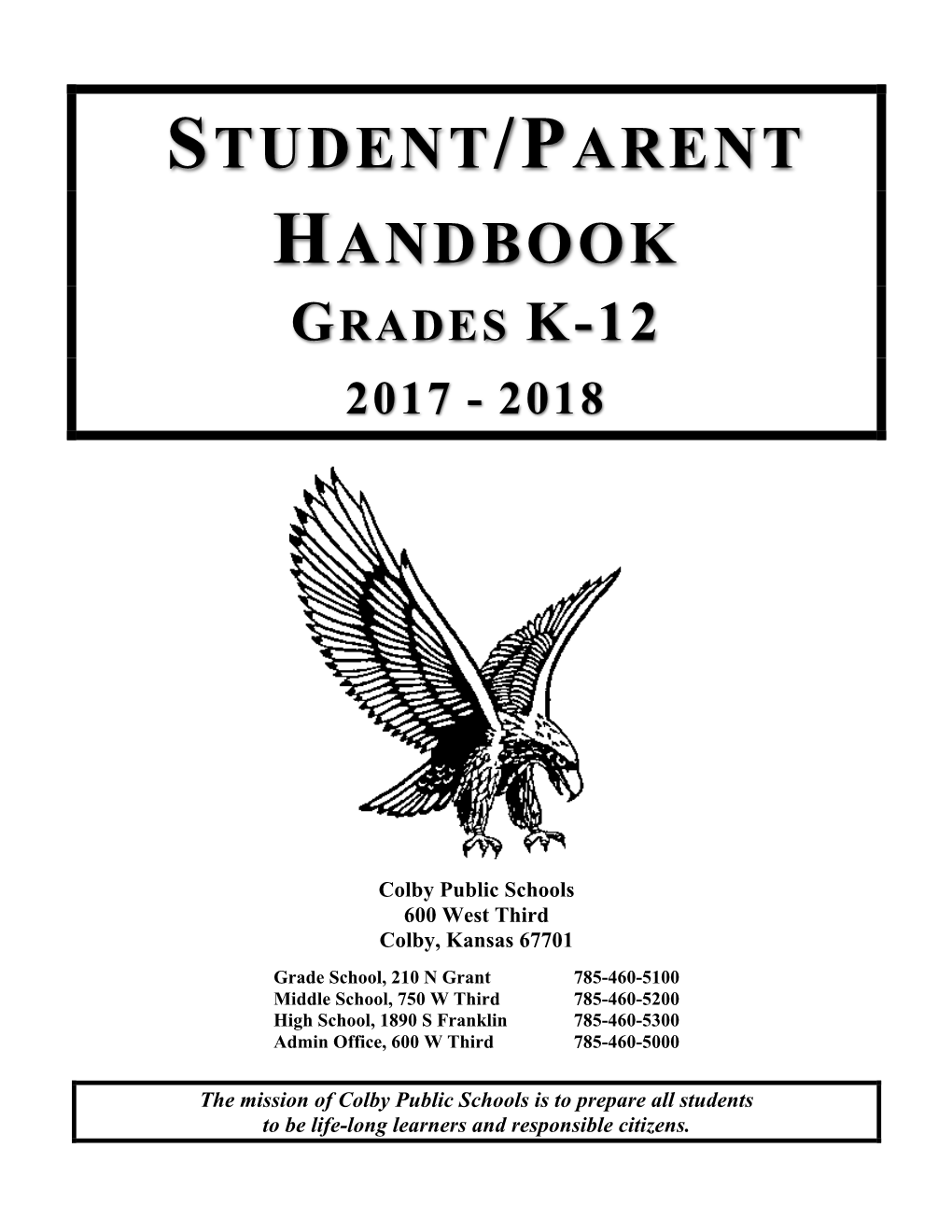 Student/Parent Handbook Grades K-12