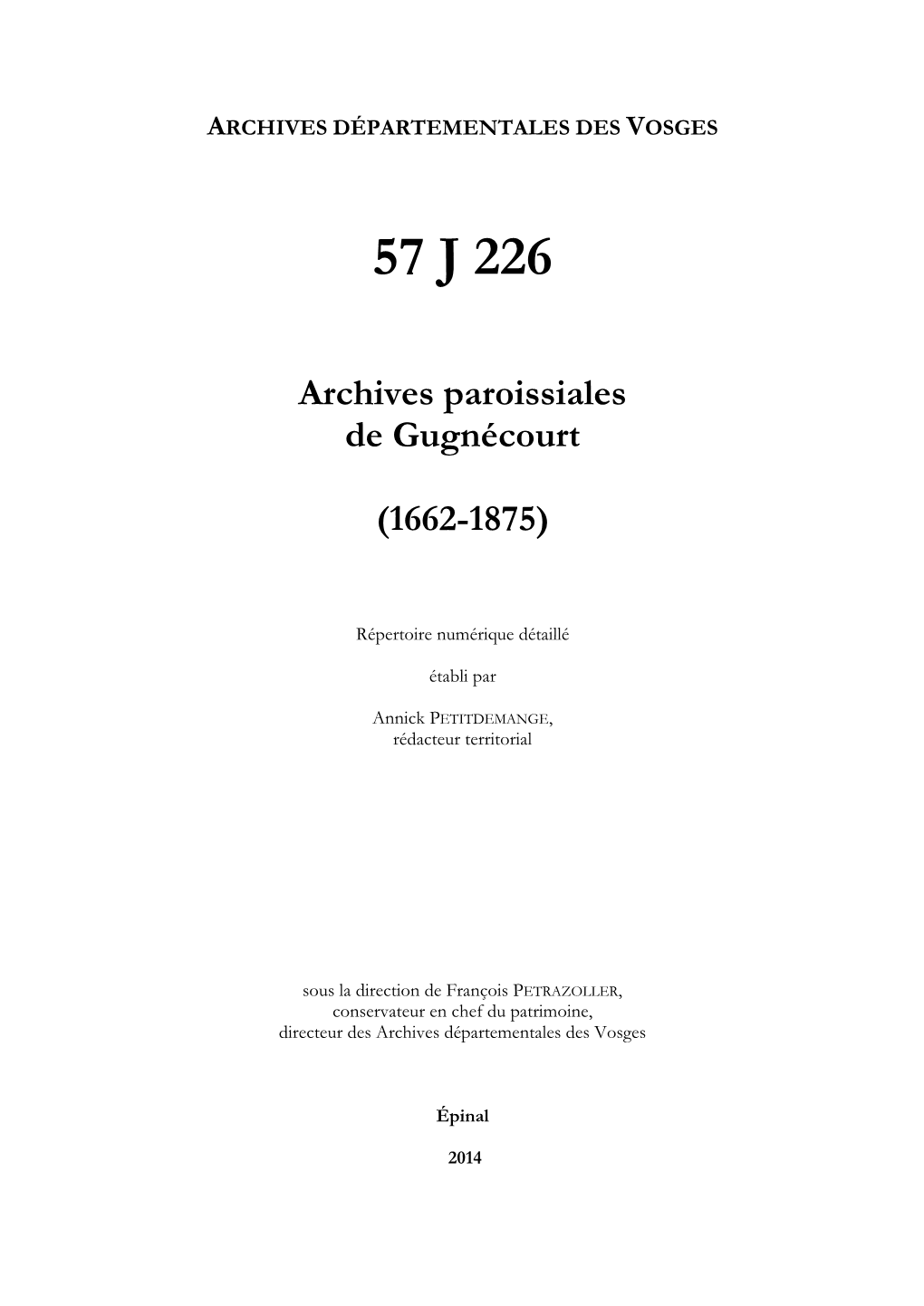 Archives De La Paroisse De Gugnécourt.Pdf