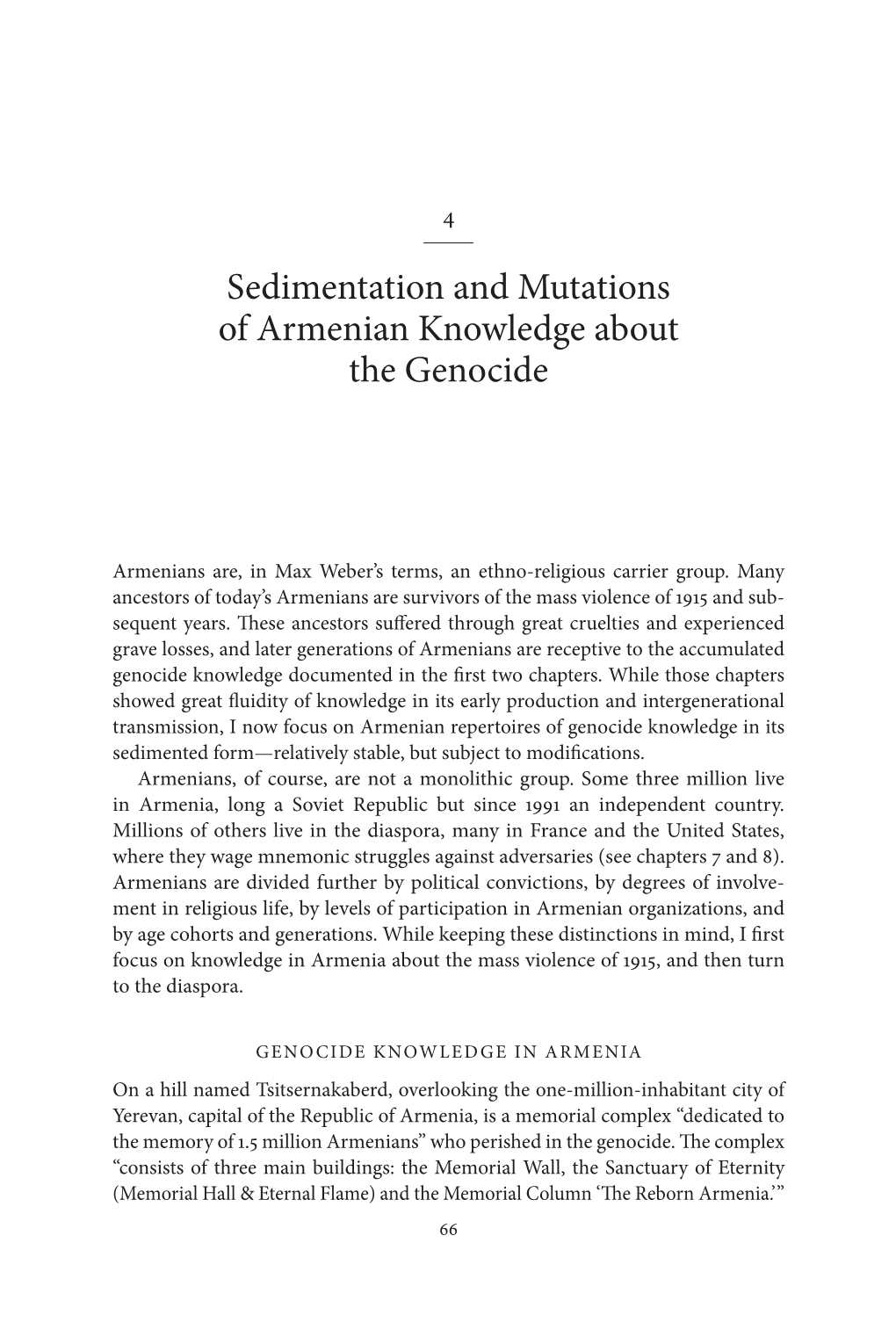 Armenian Suffering and Epistemic Struggles