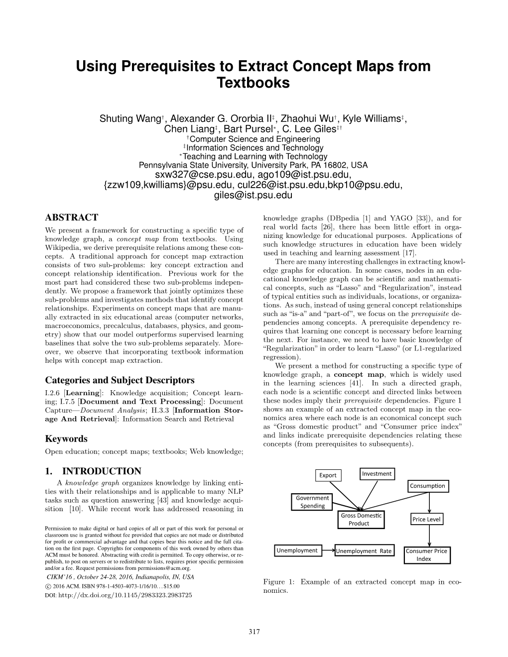 Using Prerequisites to Extract Concept Maps from Textbooks