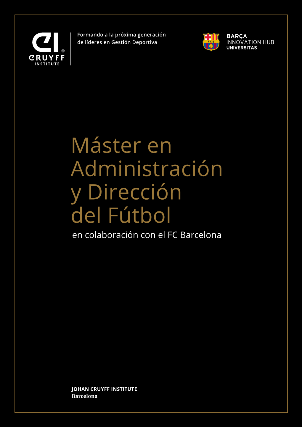 JCI-Folleto Master Football ES.Indd
