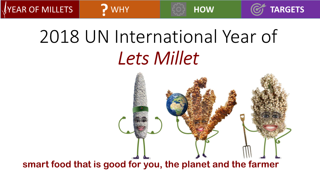 UN International Year of Millets