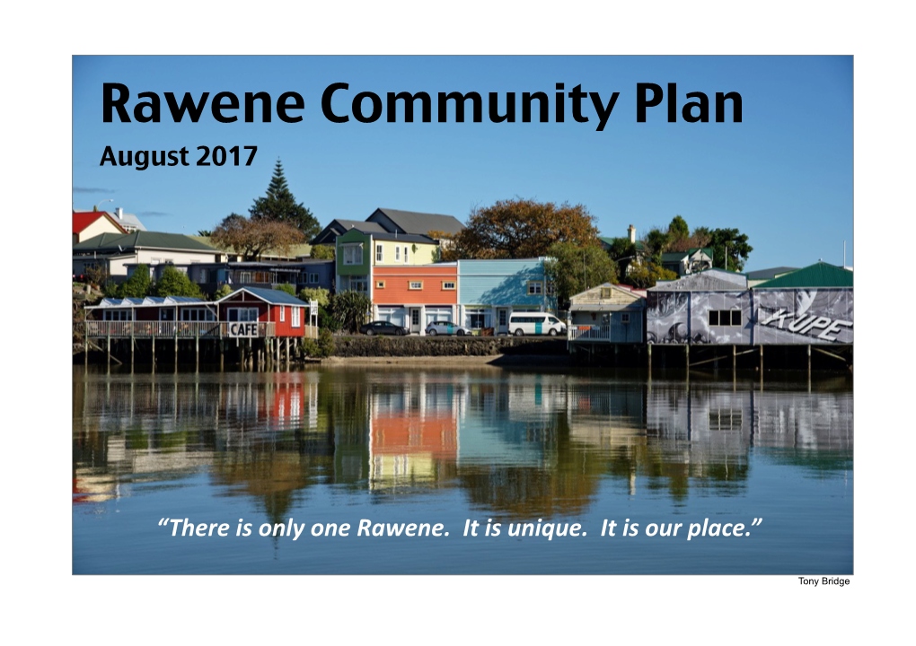 Rawene Community Plan August 2017