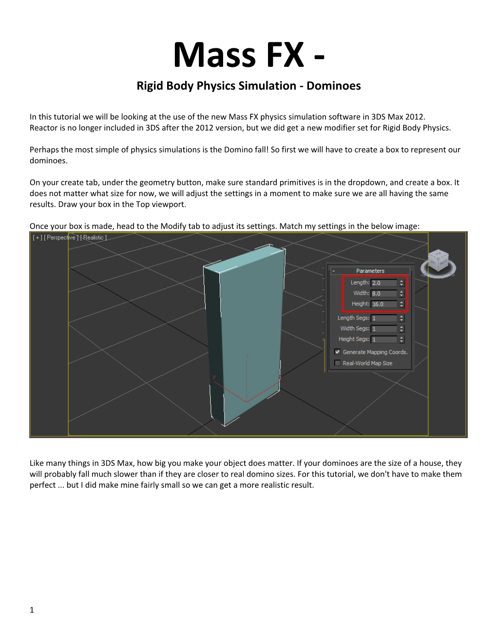 Rigid Body Physics Simulation - Dominoes