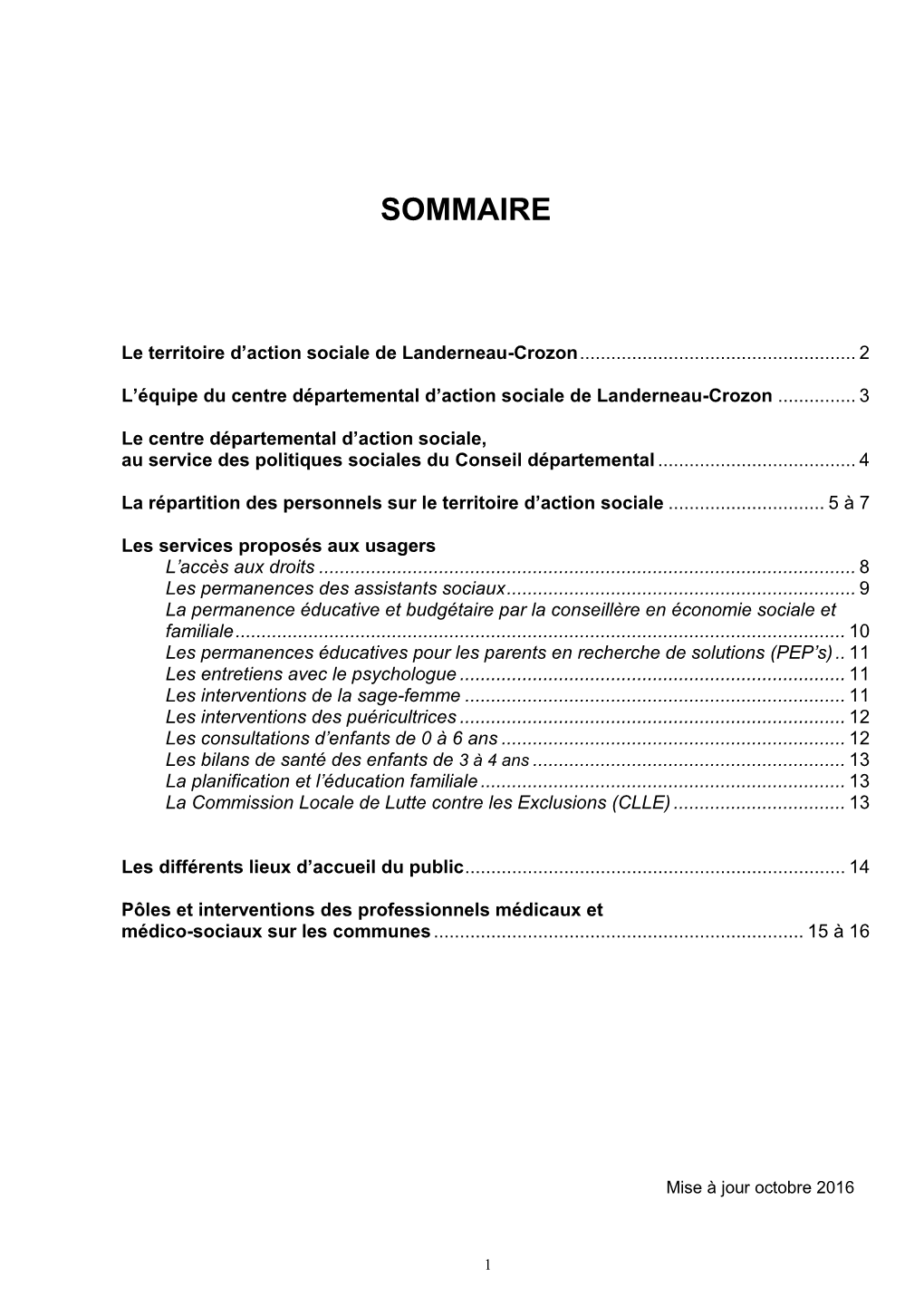 Centre Départemental D'action Sociale