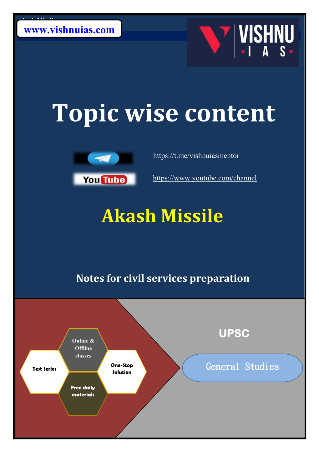 Topic Wise Content