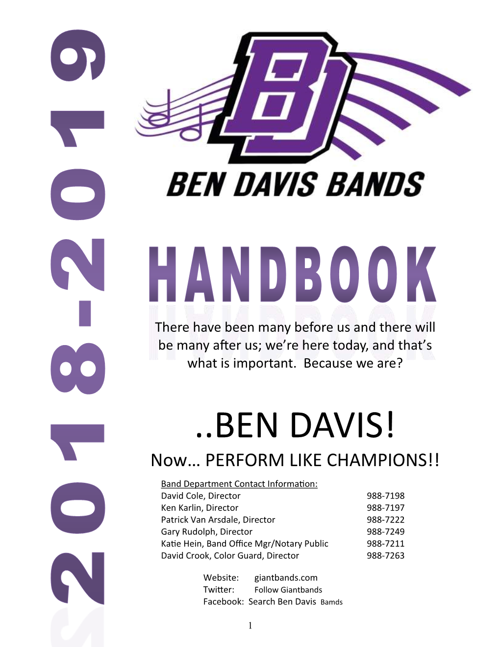 Ben Davis High School Bands