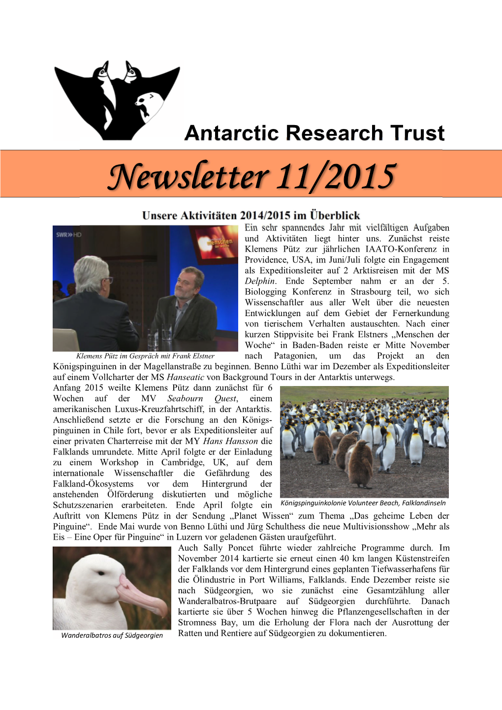 Newsletter 11/2015