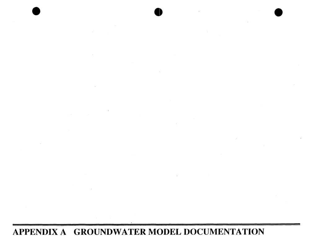 Appendix a Groundwater Model Documentation a Studyon Seepageand Subsurface Inflows to Saltonsea and Adjacent Wetlands