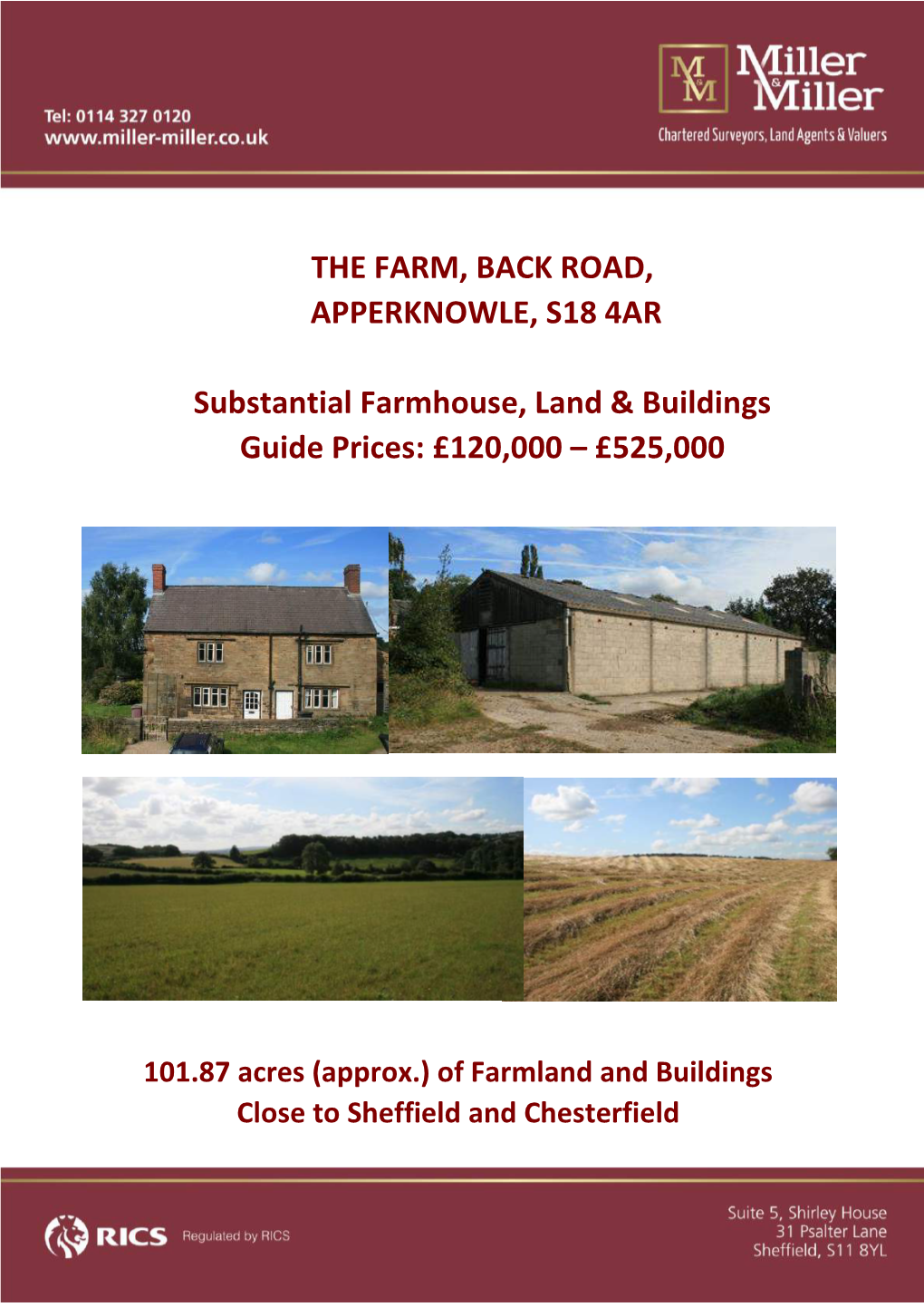 The Farm, Back Road, Apperknowle, S18 4Ar