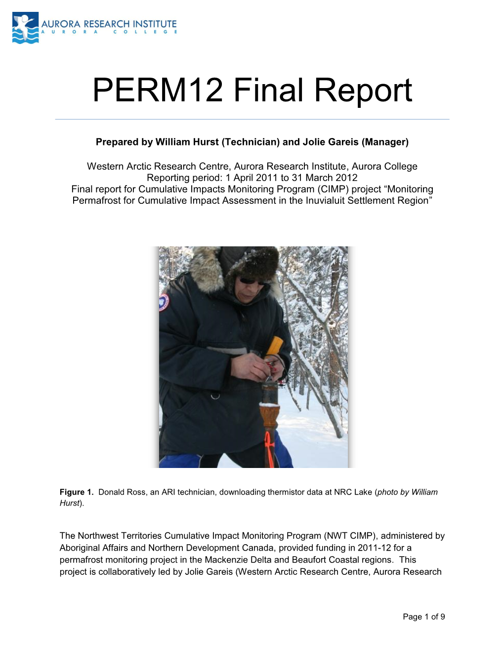 PERM12 Final Report