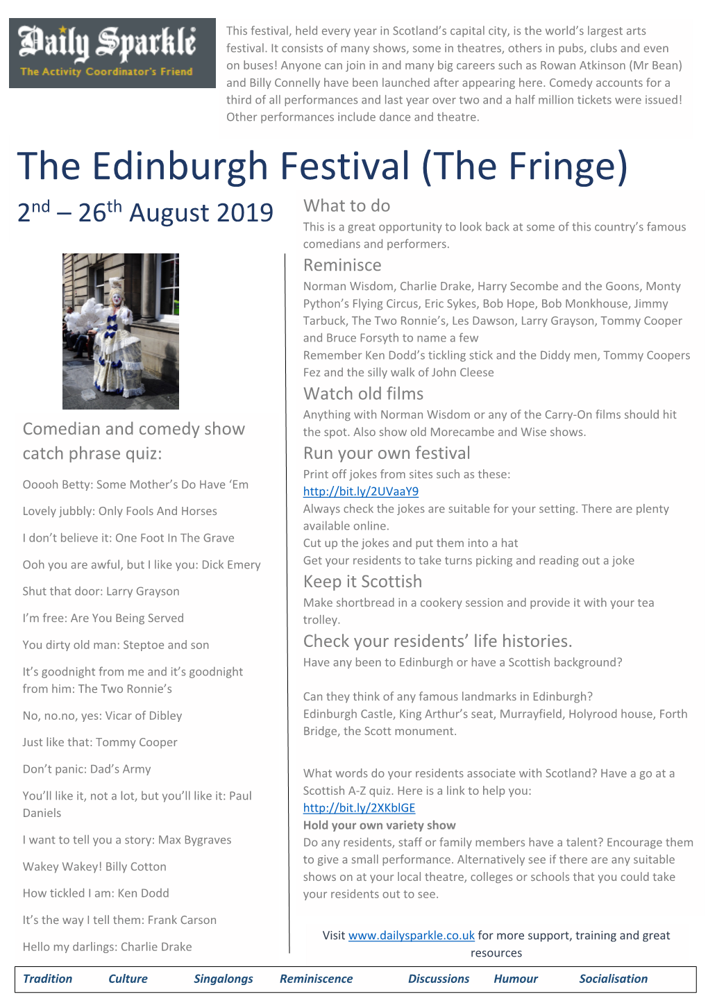 The Edingburgh Festival