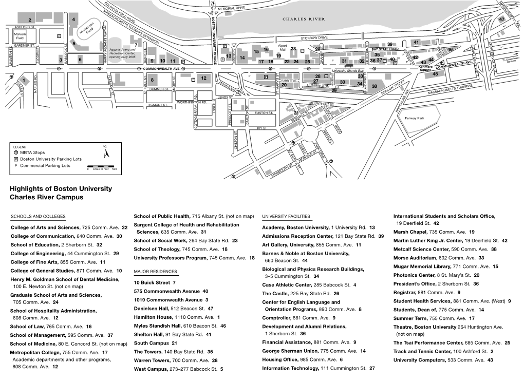 Boston Maps: Boston University
