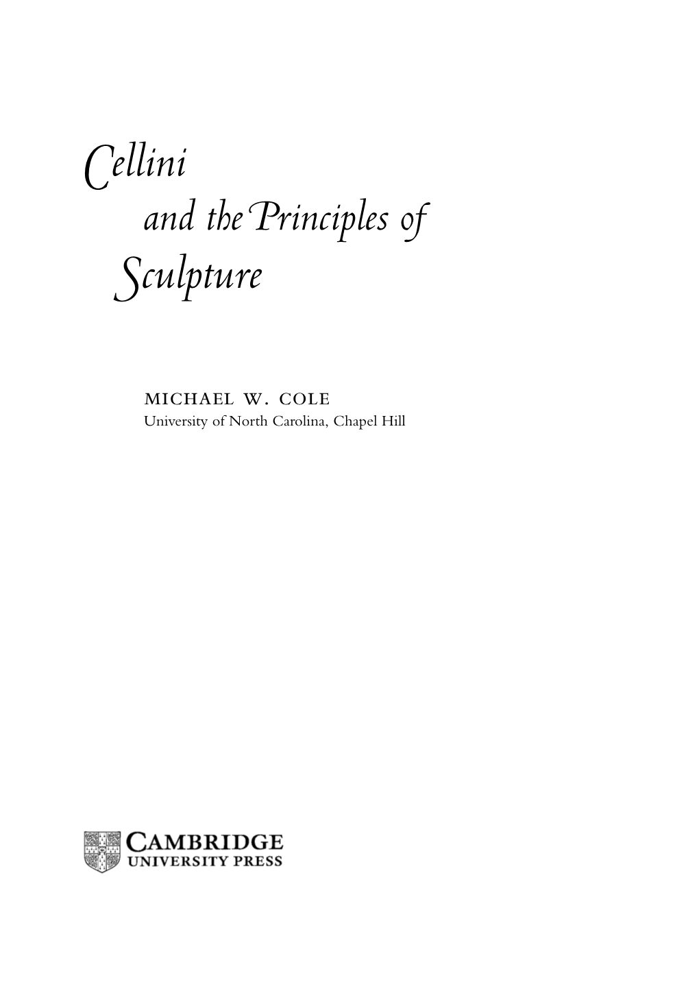 Cellini Sculpture