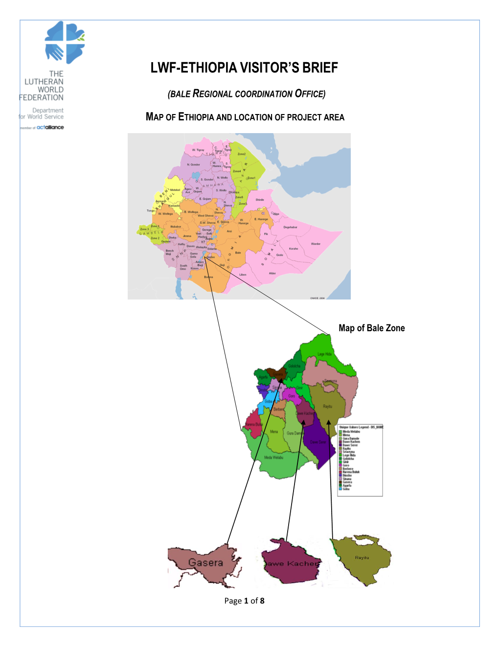 Lwf-Ethiopia Visitor's Brief