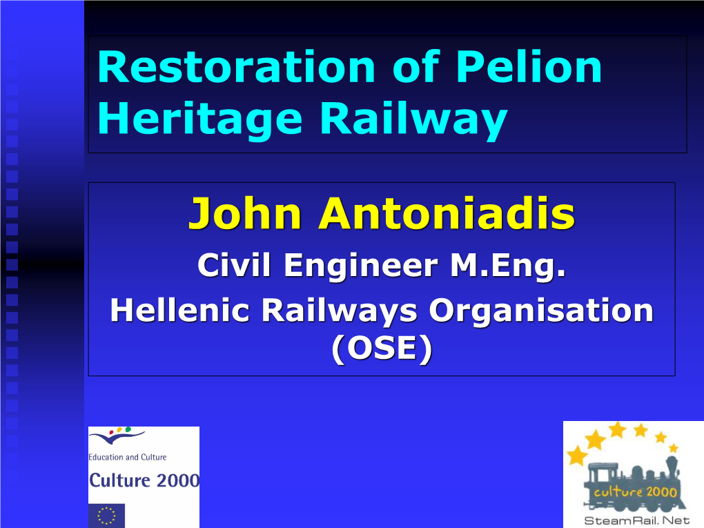 Restoration of Pelion Heritage Railway.P[...]