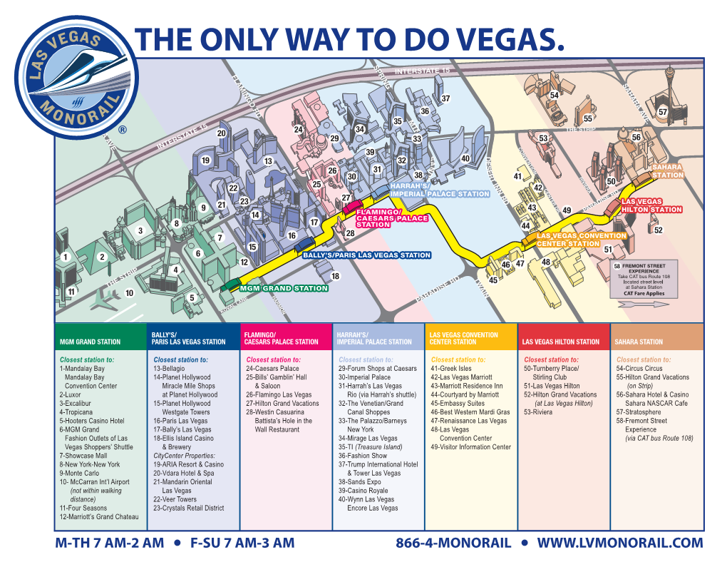 Closest Station To: 1-Mandalay Bay Mandalay Bay Convention Center 2