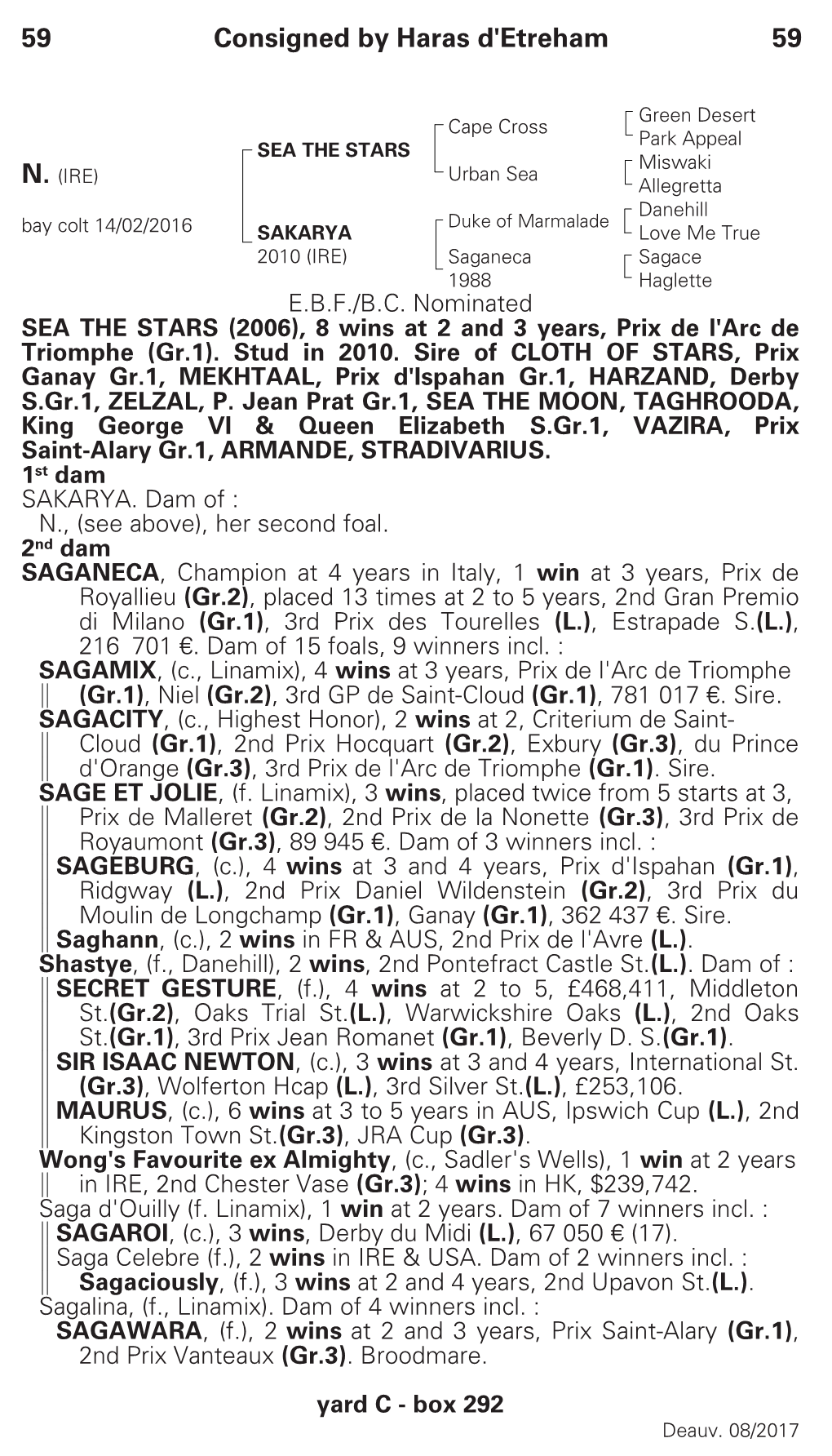 59 Consigned by Haras D'etreham 59