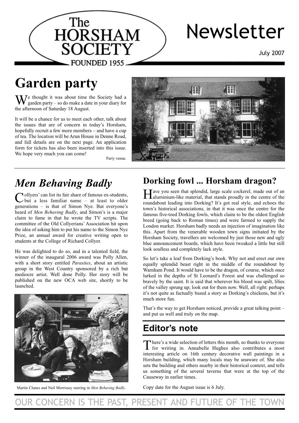 Newsletter July 2007