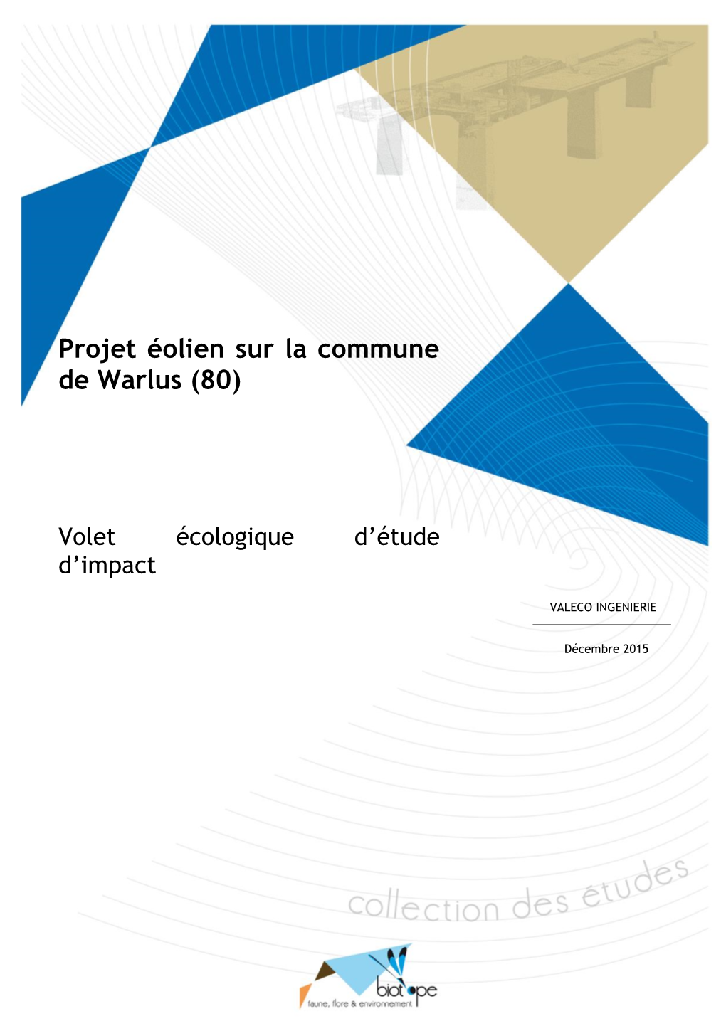 Projet Éolien Sur La Commune De Warlus (80)