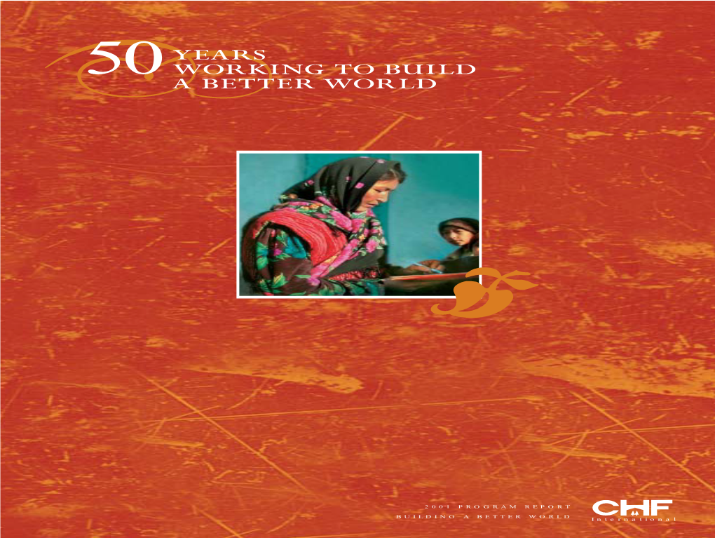 CHF International Annual Report 2001