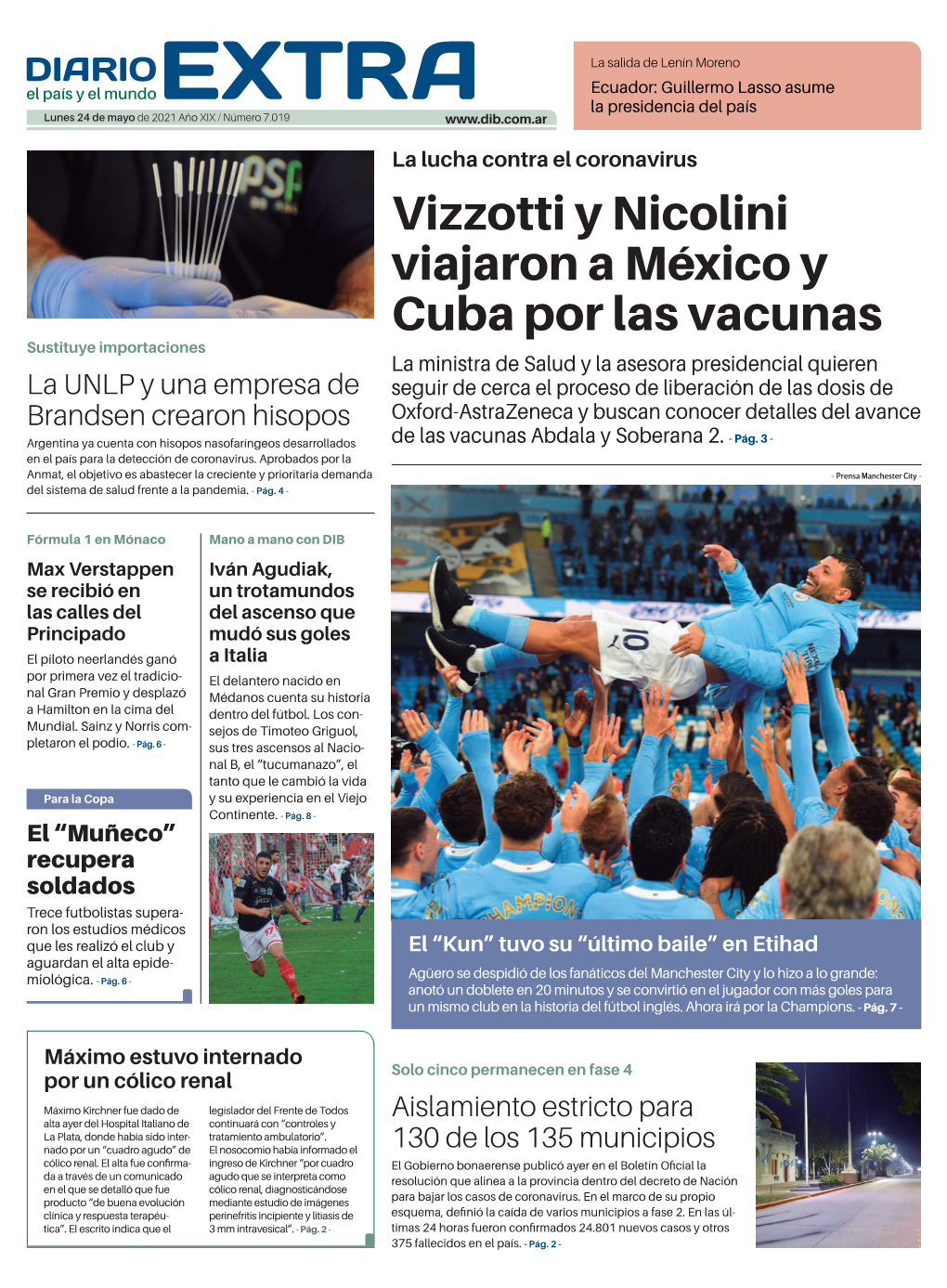 Vizzotti Y Nicolini Viajaron a México Y Cuba Por Las Vacunas