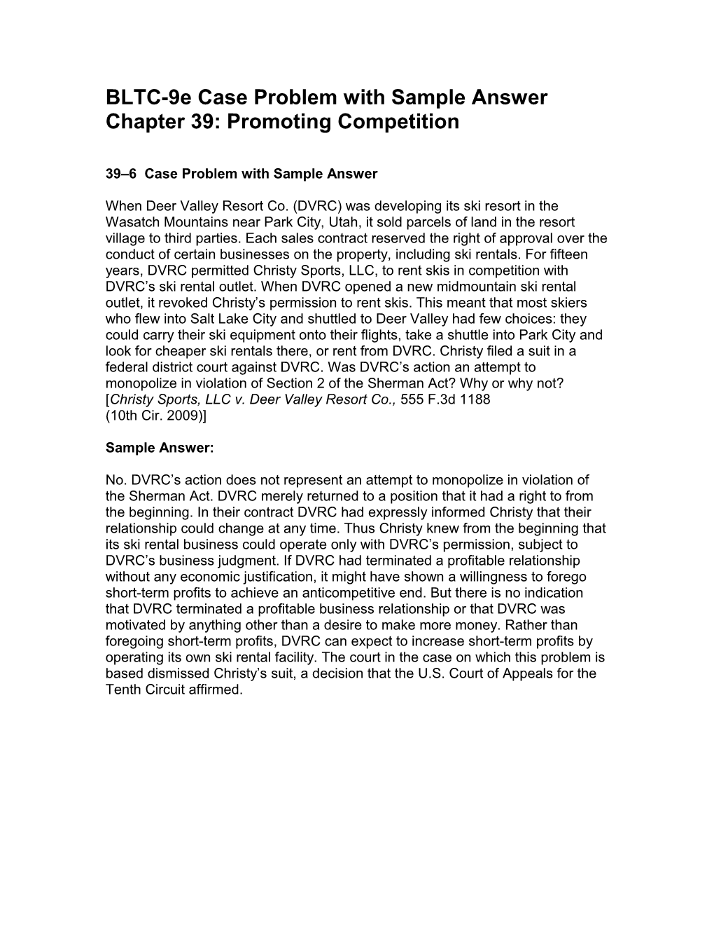 Chapter 4 - Constitutional Authority to Regulate Business s14