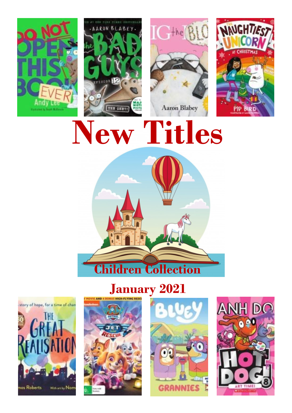 Children Collection January 2021 Junior Fiction