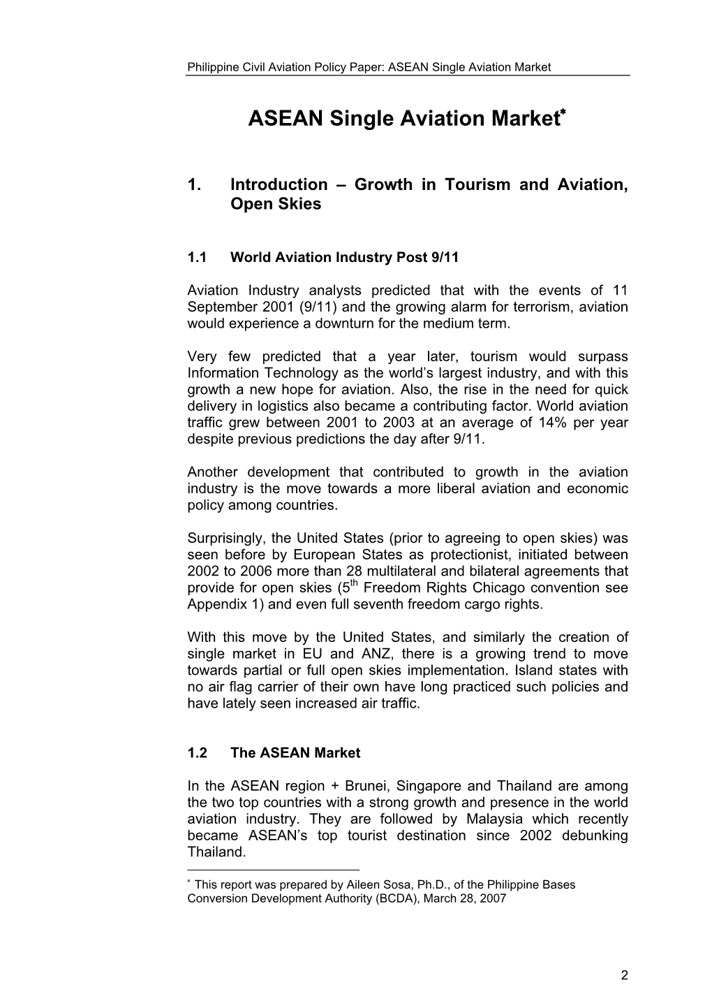 ASEAN Single Aviation Market