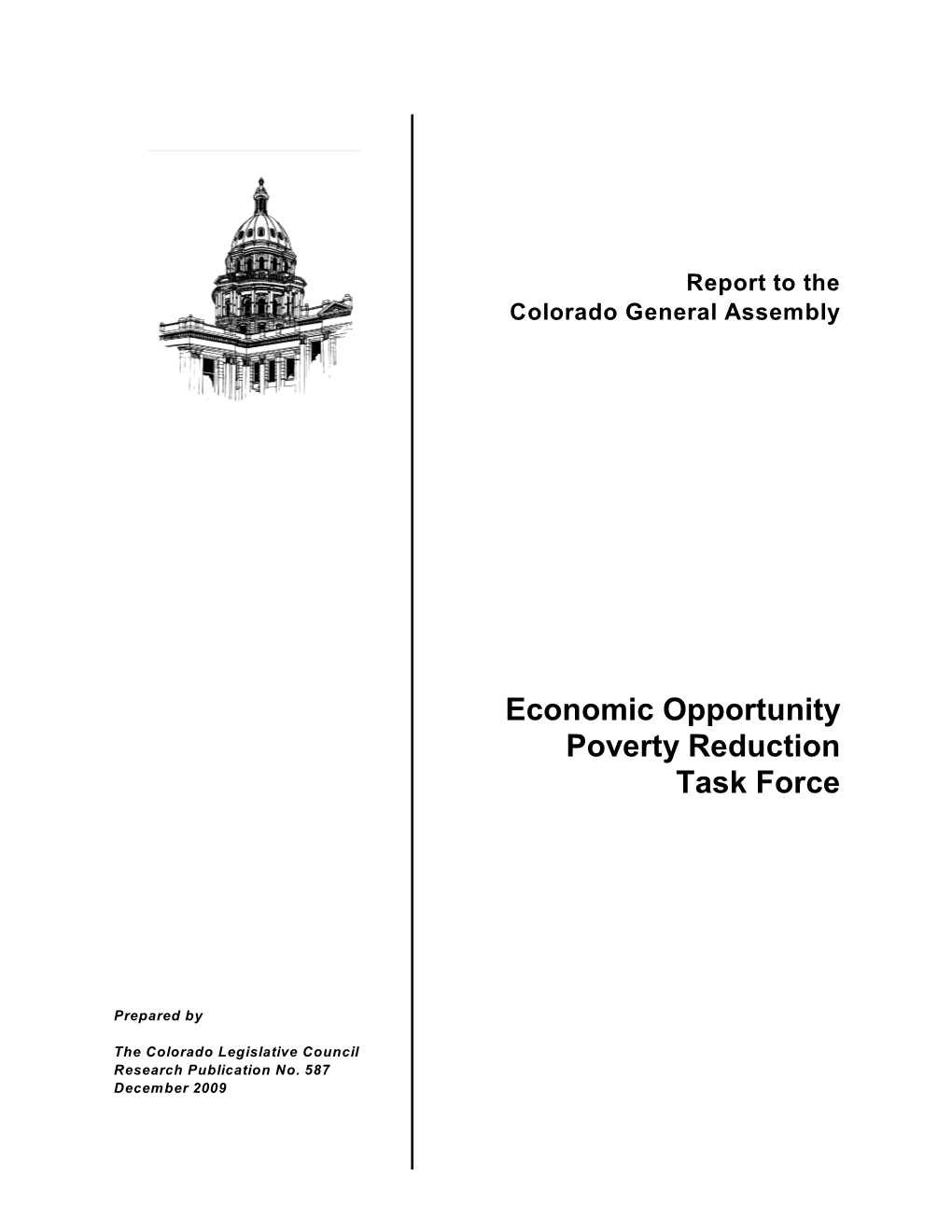 Economic Opportunity Poverty Reduction Task Force