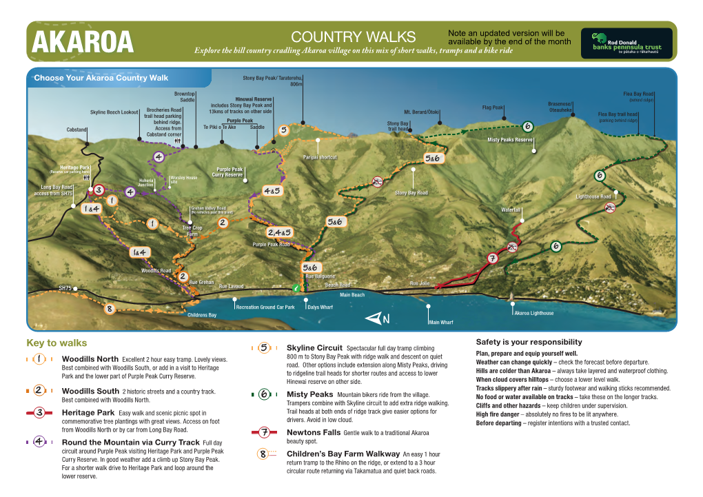 AKAROA Explore the Hill Country Cradling Akaroa Village on This Mix of Short Walks, Tramps and a Bike Ride