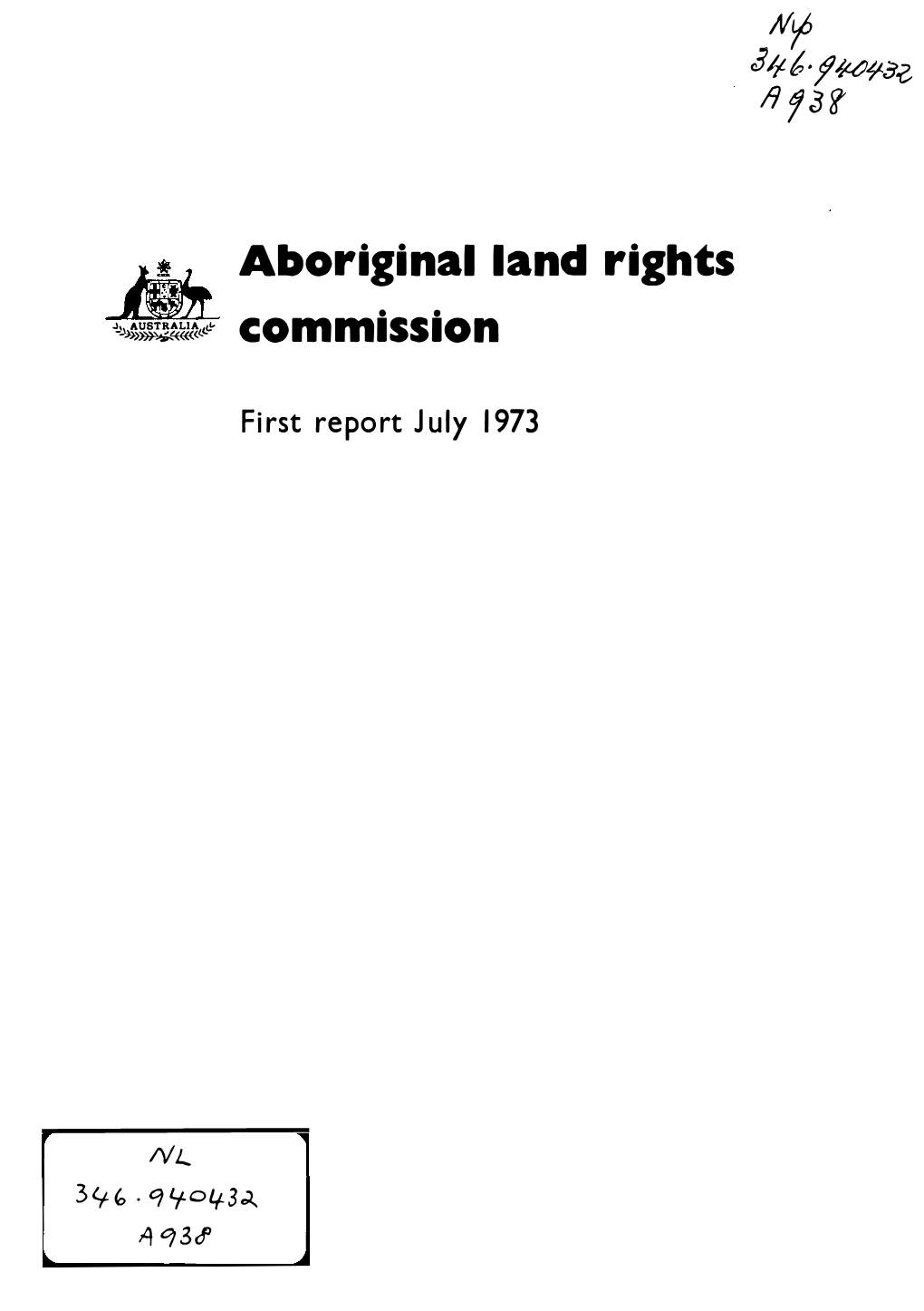 Australian Aboriginal Land Rights Commission