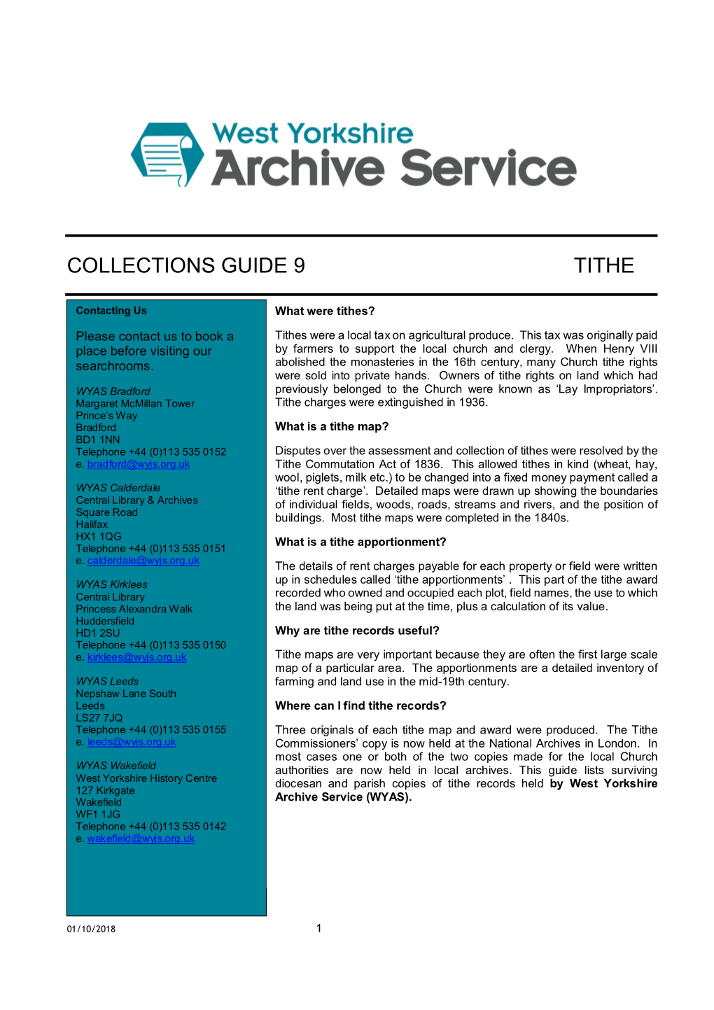 Collections Guide 9 Tithe