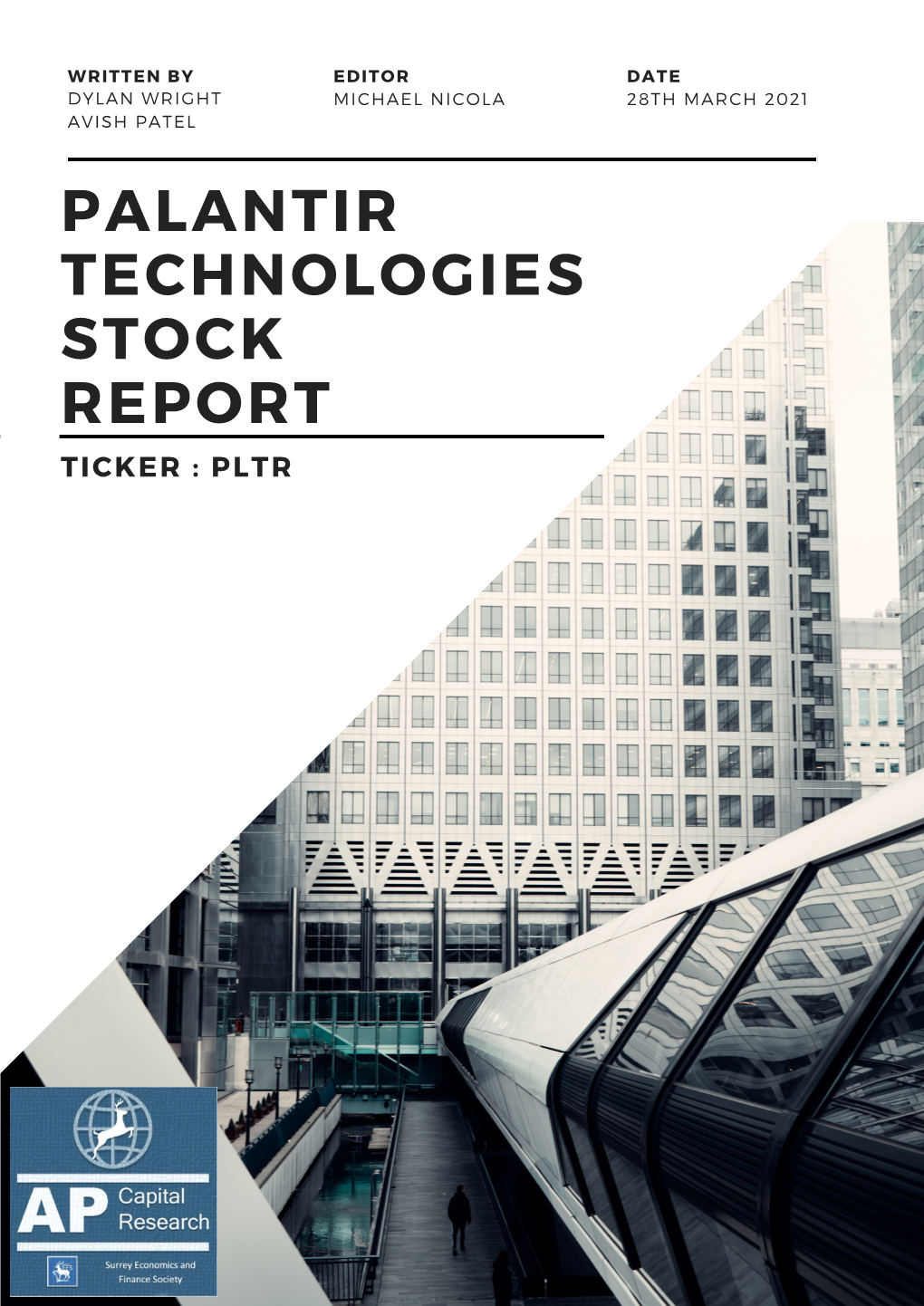 Palantir Technologies Stock Report Ticker : Pltr Palantir Technologies Summary Page 02