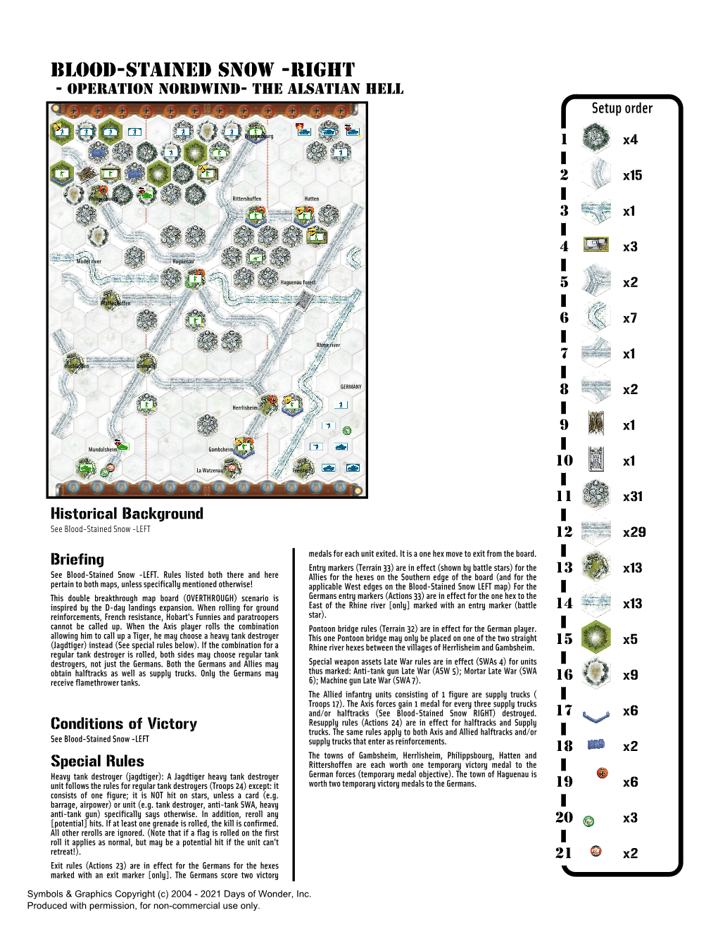 Blood-Stained Snow -RIGHT - Operation Nordwind- the Alsatian Hell��� Setup Order