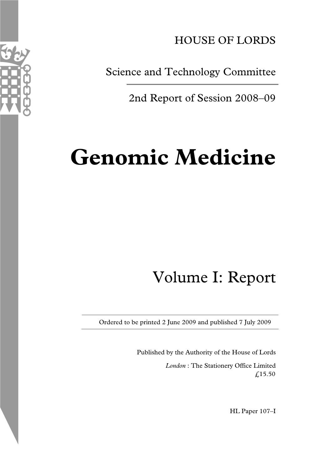 Genomic Medicine