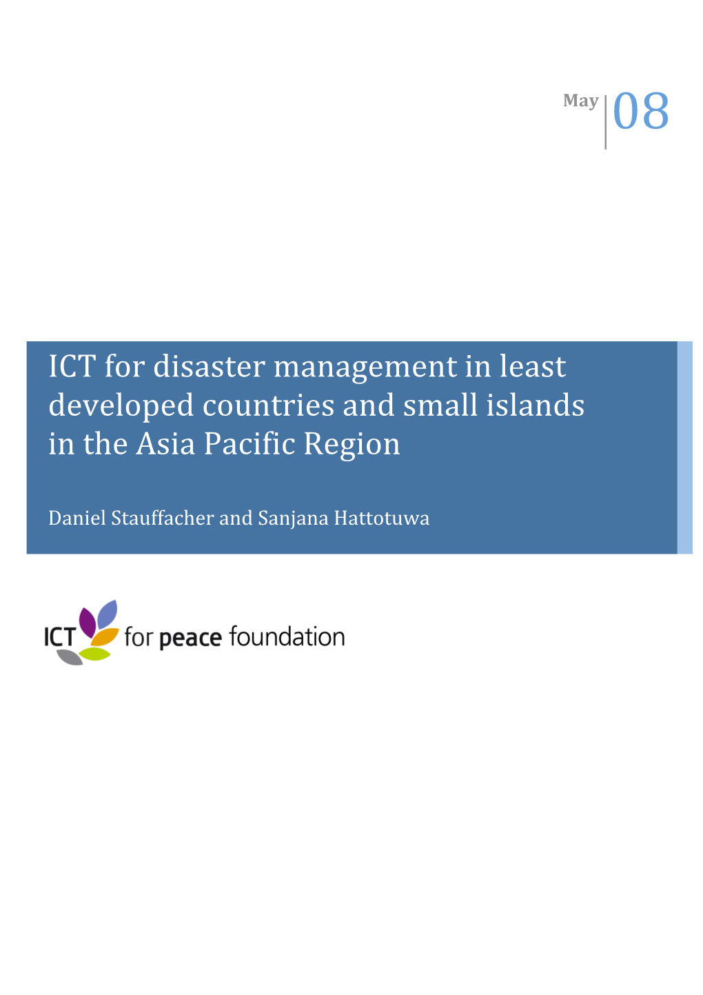 ICT and Disastersarticlegaid