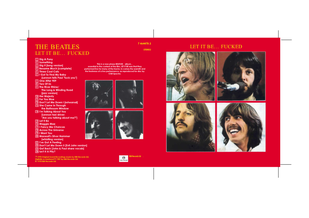 The Beatles Stereo Let It Be