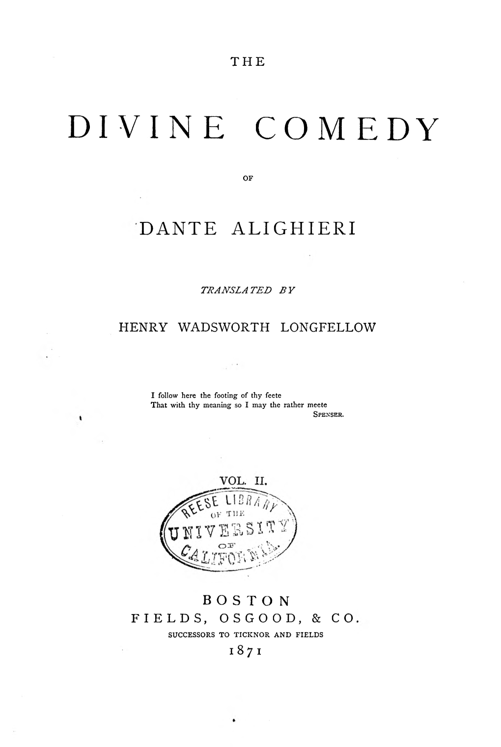 The Divine Comedy Purgatorio